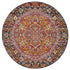 Museum 867 Multi Coloured Round Rug - Floorsome - 