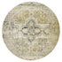 Museum 868 Silver Round Rug - Floorsome - MUS - 868 - SIL - 150X150 - 