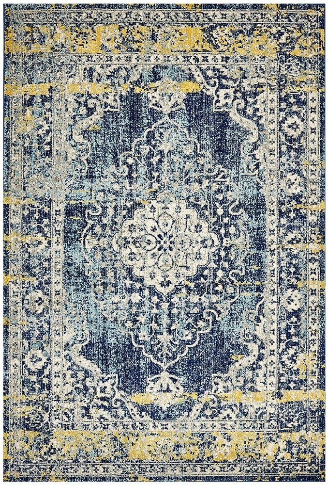 Museum 869 Navy Rug - Floorsome - MUS - 869 - NAVY - 230X160 - 