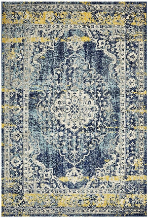 Museum 869 Navy Rug - Floorsome - 