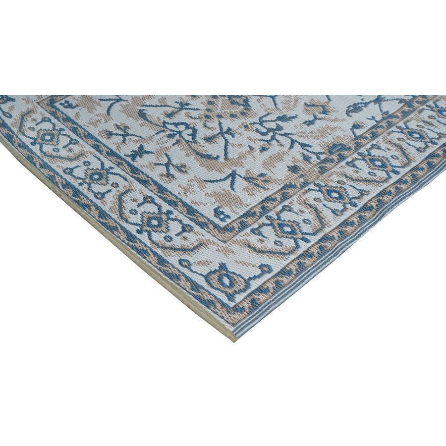 Nain Blue Recycled Plastic Outdoor Rug - Floorsome - Outdoor Rugs -  - Outdoor Rugs