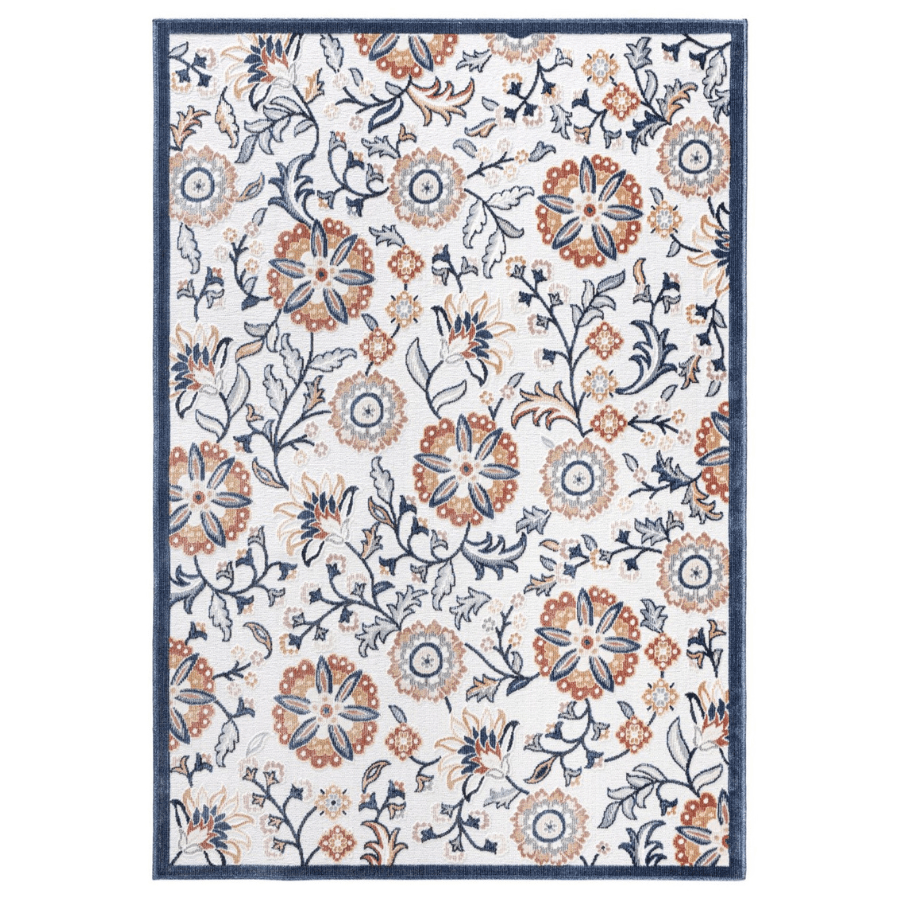 Namsai Floral Multicolour Indoor Outdoor Rug - Floorsome - Rugs
