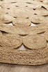 Natural Daisy Jute Rug - Floorsome - Flatweave - ATR - PIL - NAT - 120X120 - Flatweave