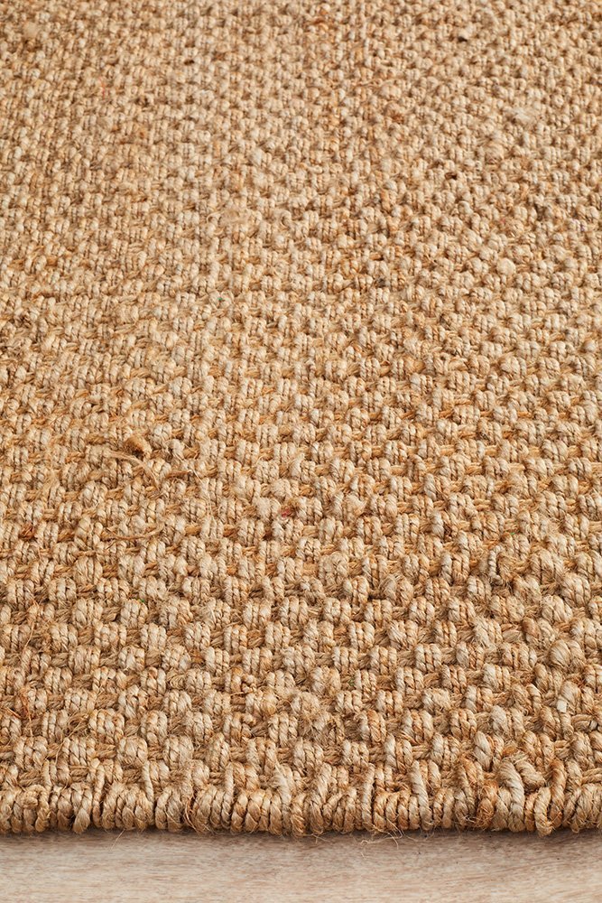 Natural Fiber Basket Weave Rug - Floorsome - Natural - ATR - BASK - NAT - 220X150 - Natural