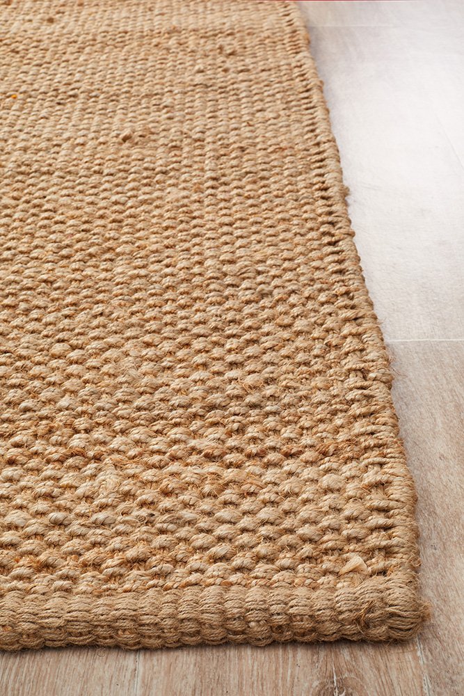 Natural Fiber Basket Weave Rug - Floorsome - Natural - ATR - BASK - NAT - 220X150 - Natural