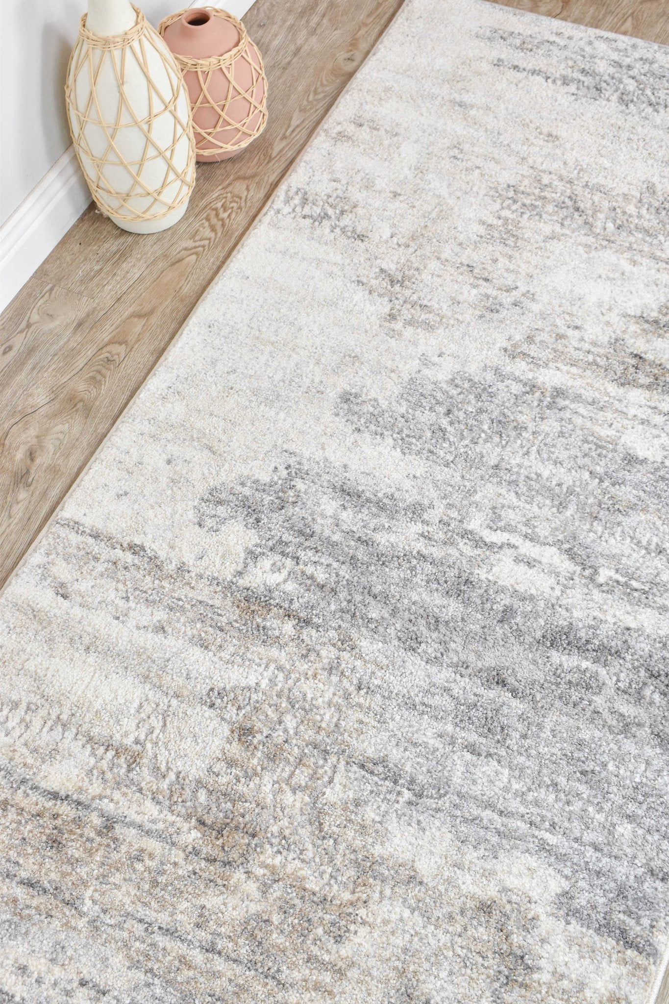 Nebula Glyphs Rug - Floorsome - MODERN - CHAR-SANDSTONE-80X150 - MODERN