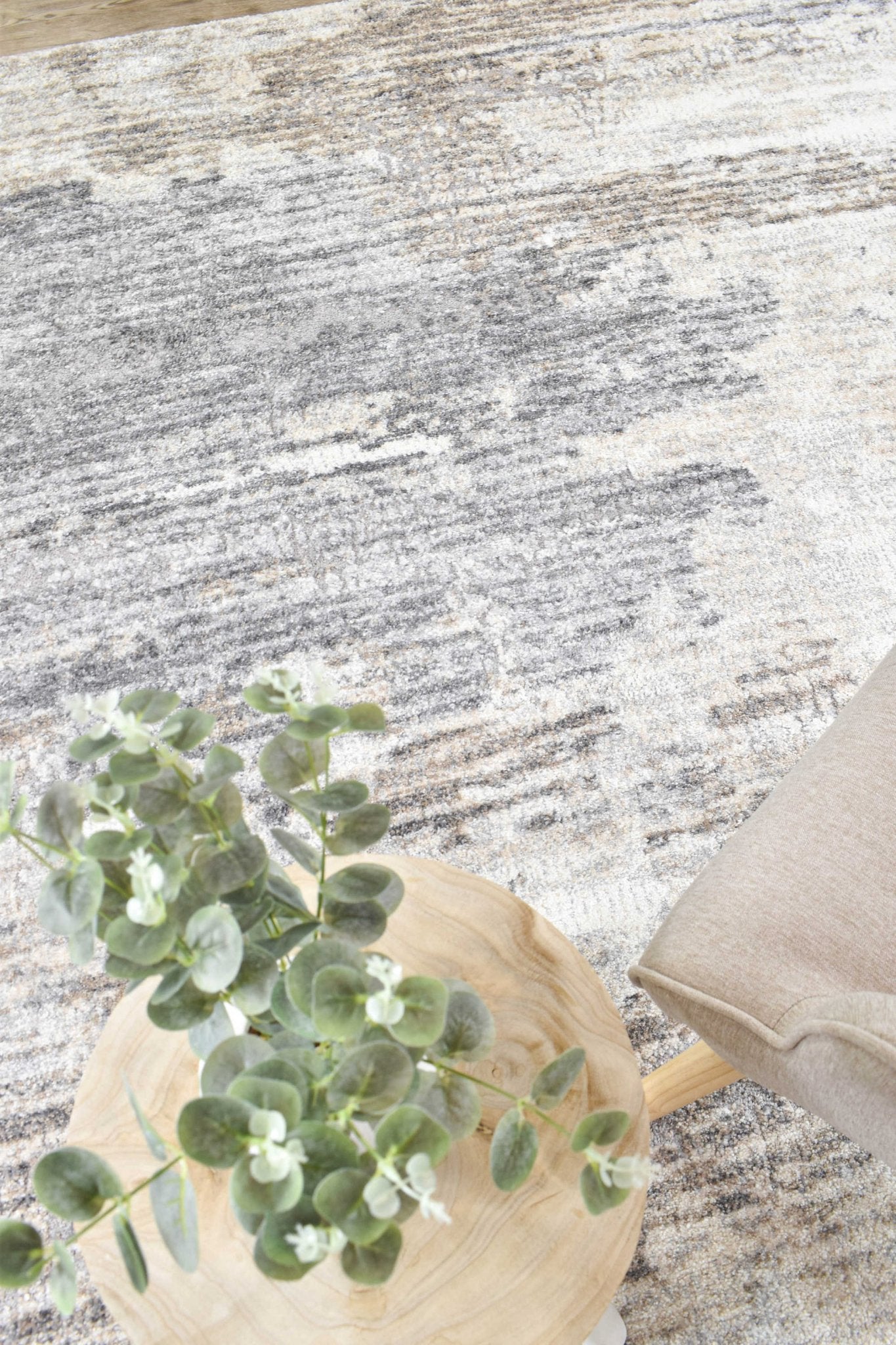 Nebula Glyphs Rug - Floorsome - MODERN - CHAR-SANDSTONE-80X150 - MODERN