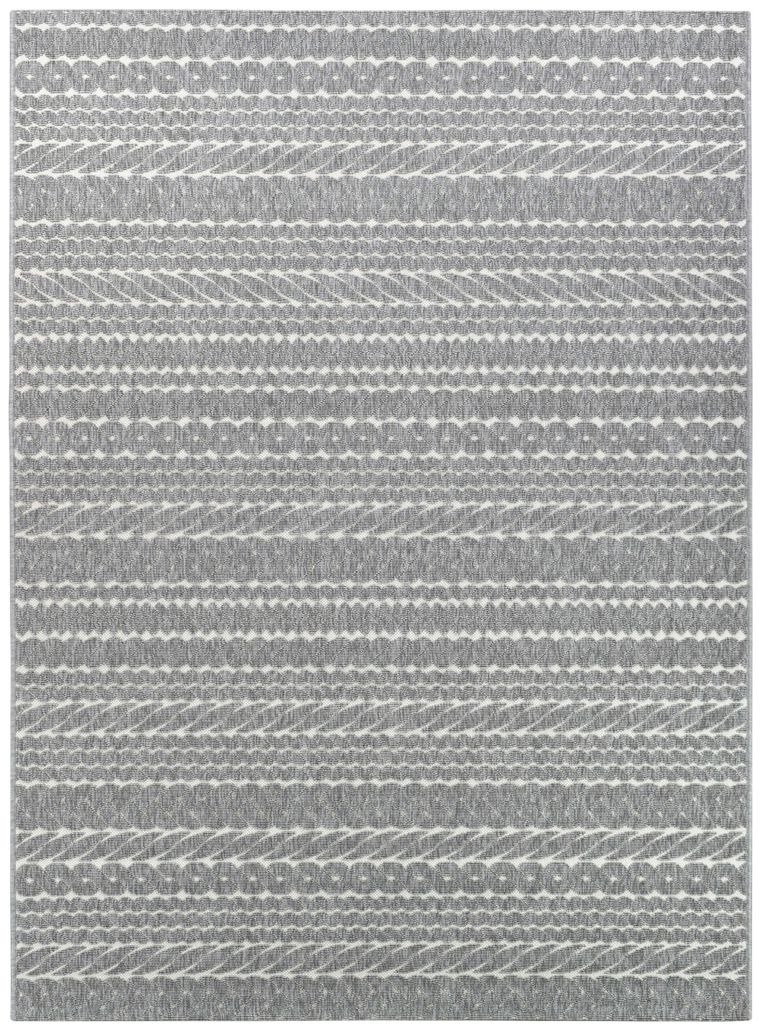 Nevada Grey White Rug 20469 - 302 - Floorsome - INDOOR/OUTDOOR - FENIX - 20469302 - 80X150 - INDOOR/OUTDOOR