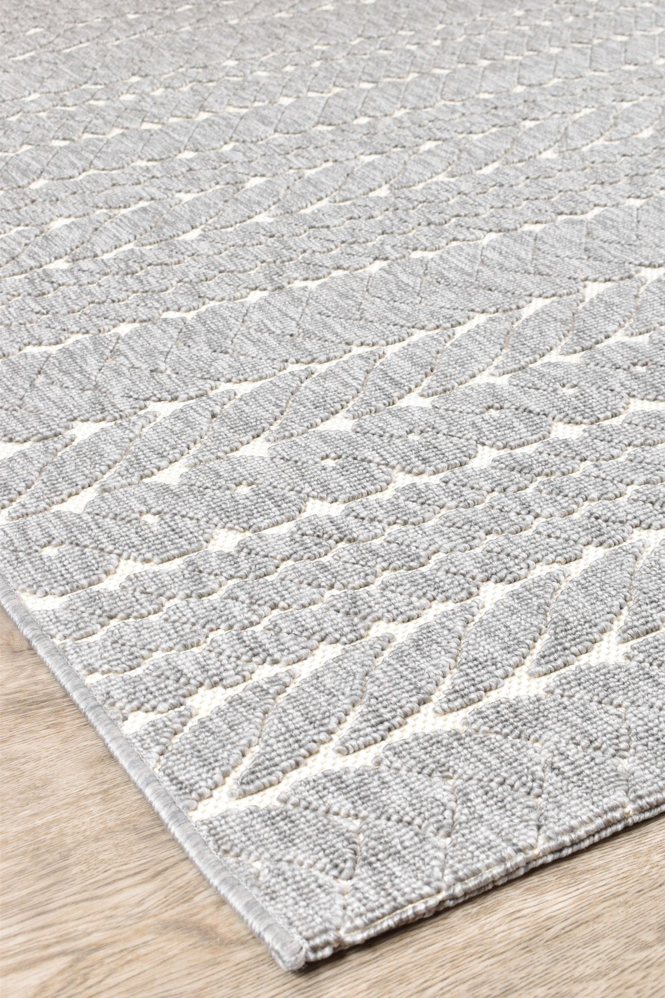 Nevada Grey White Rug 20469 - 302 - Floorsome - INDOOR/OUTDOOR - FENIX - 20469302 - 80X150 - INDOOR/OUTDOOR