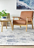 New Hapton Blue White Rug - Floorsome - MODERN - M - L - 63596 - 6656 - 160X230 - MODERN