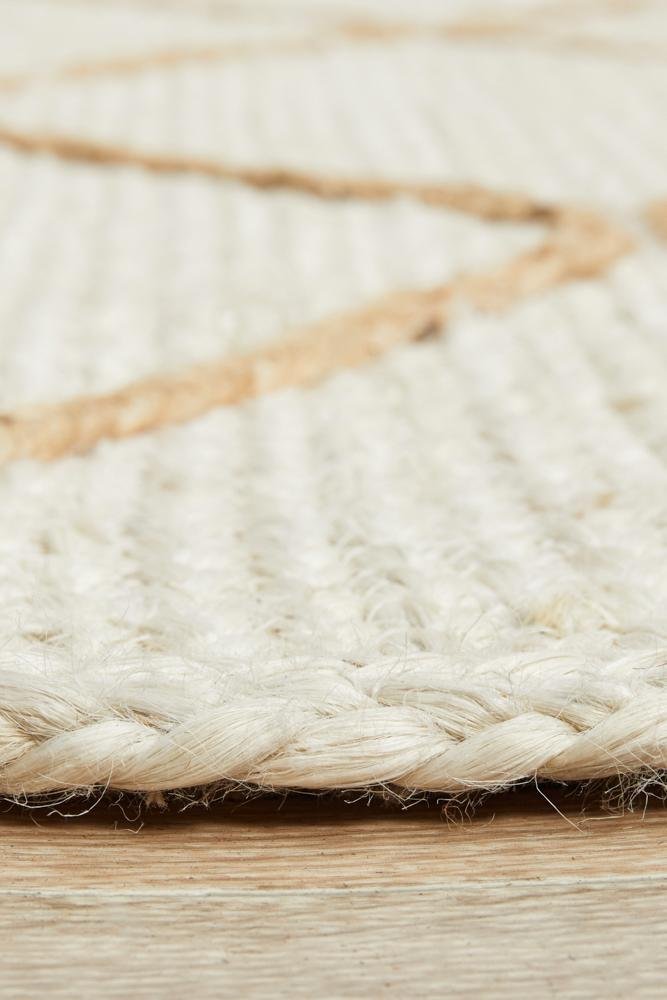 Noosa 222 White Rug - Floorsome - NOOSA COLLECTION - NSA - 222 - WHT - 220X150 - NOOSA COLLECTION