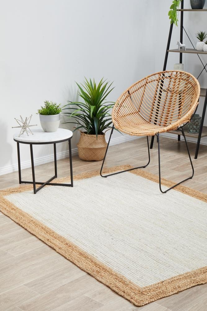 Noosa 333 White Natural Rug - Floorsome - NOOSA COLLECTION - NSA - 333 - WTNT - 220X150 - NOOSA COLLECTION