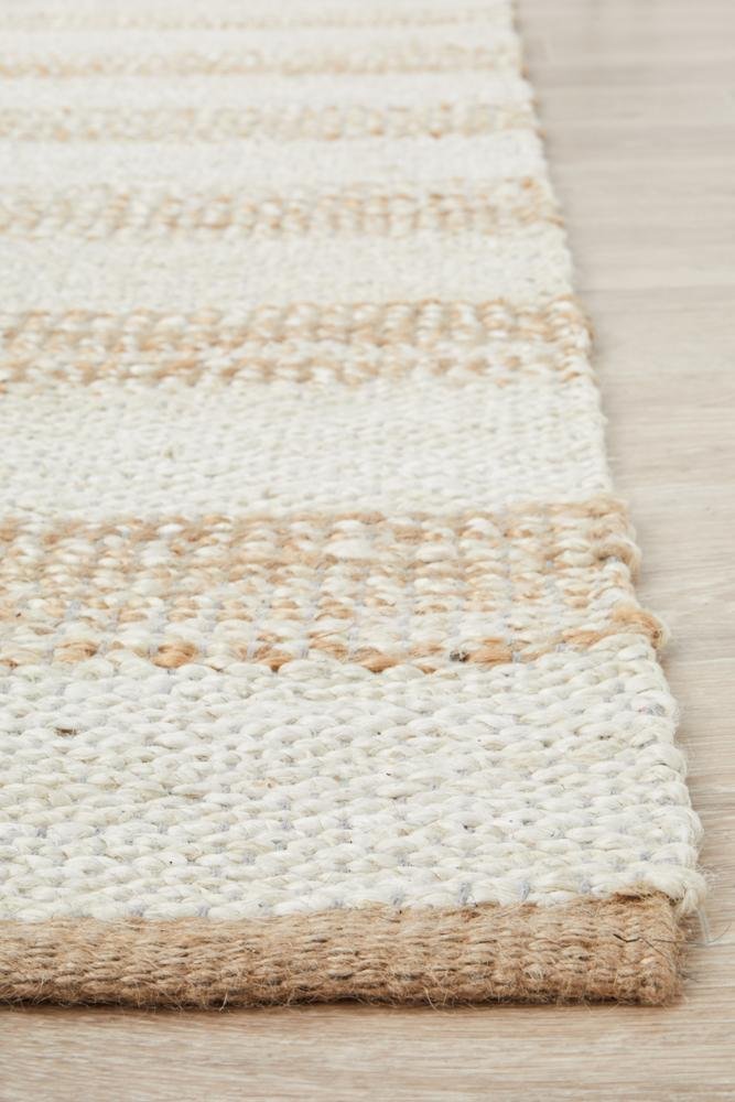 Noosa 555 Natural White Rug - Floorsome - NOOSA COLLECTION - NSA - 555 - NTWT - 220X150 - NOOSA COLLECTION
