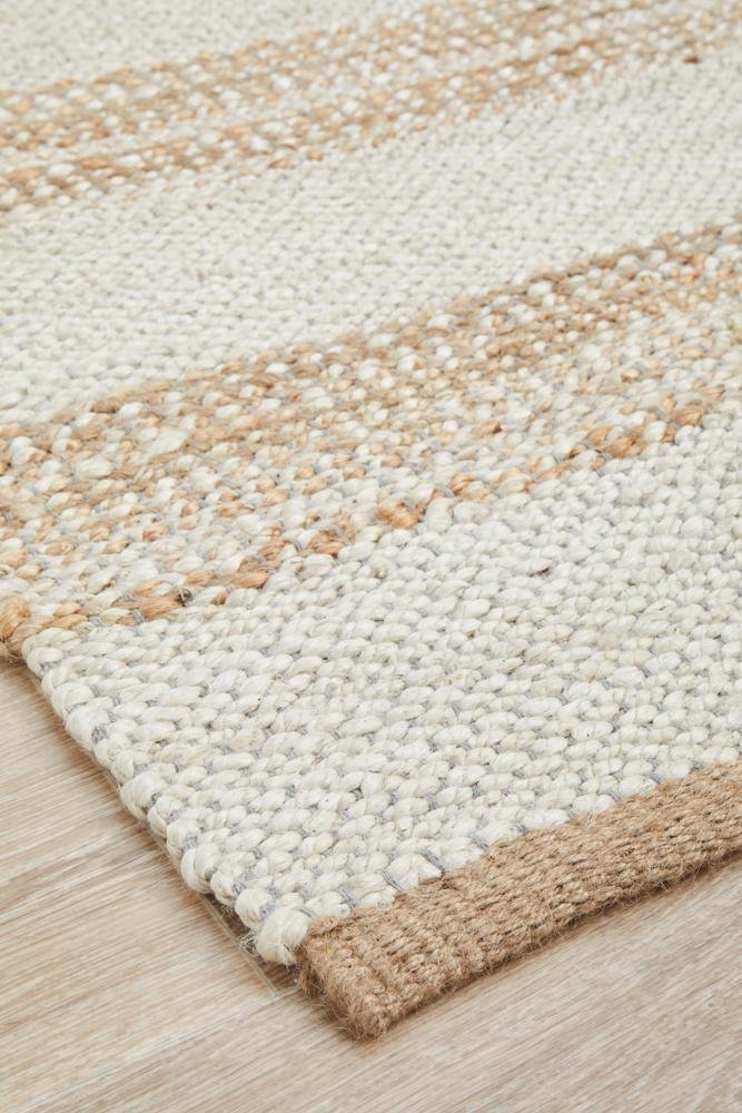 Noosa 555 Natural White Rug - Floorsome - NOOSA COLLECTION - NSA - 555 - NTWT - 220X150 - NOOSA COLLECTION
