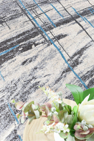 Novus 726AA Grey Turquoise - Floorsome - MODERN