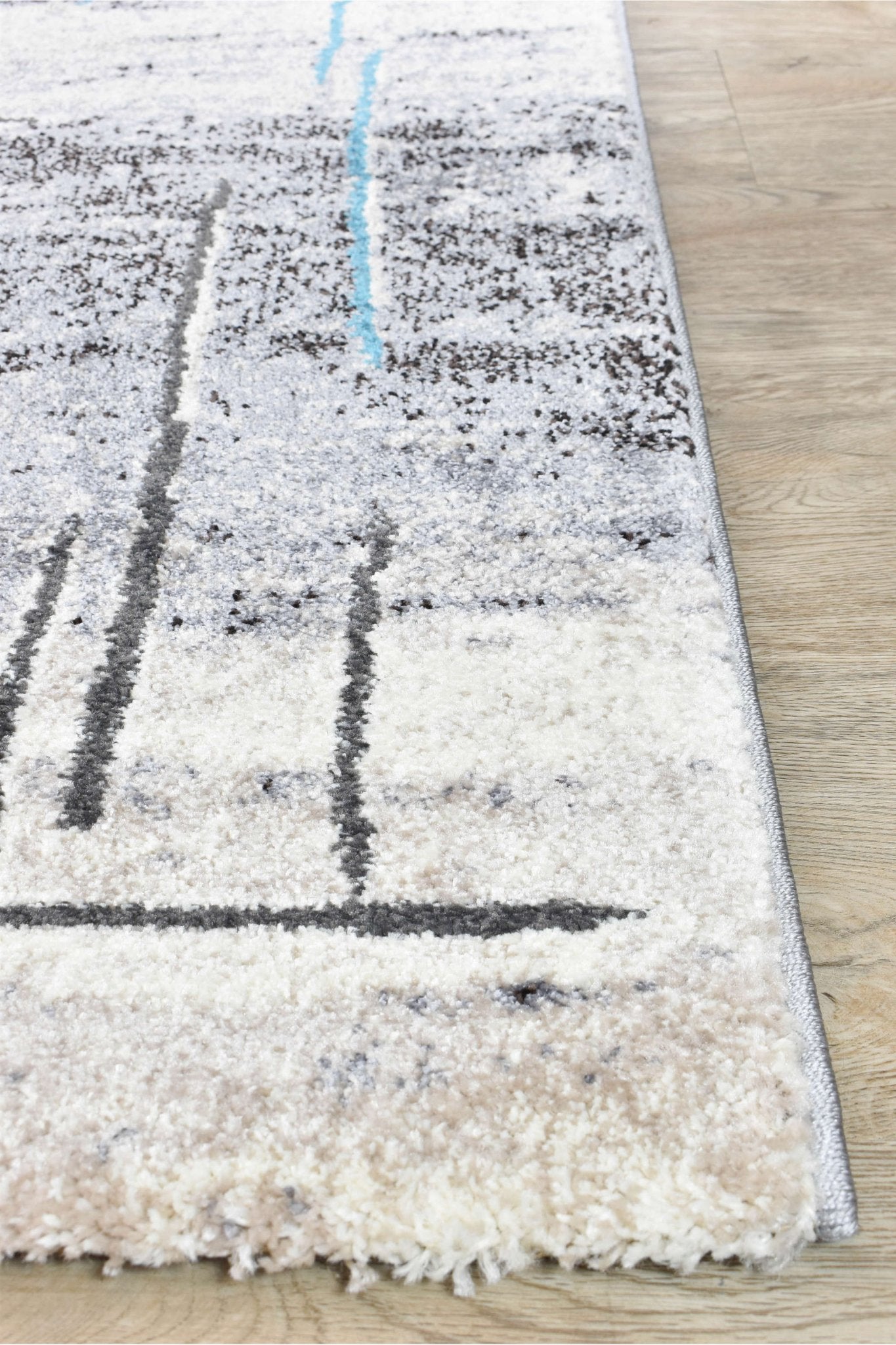 Novus 726AA Grey Turquoise - Floorsome - MODERN - NOVA - B726A - D - GREY - TURQ - 80X300 - MODERN