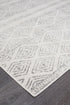 Oasis 450 White And Grey Tribal Rug - Floorsome - Modern - OAS - 450 - GRY - 230X160 - Modern