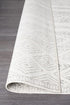 Oasis 450 White And Grey Tribal Rug - Floorsome - Modern - OAS - 450 - GRY - 230X160 - Modern