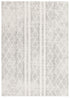 Oasis 450 White And Grey Tribal Rug - Floorsome - Modern - OAS - 450 - GRY - 230X160 - Modern