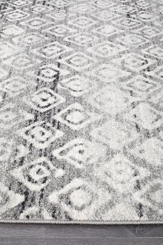 Oasis 451 Dark Grey Tribal Rug - Floorsome - Modern - OAS - 451 - DGRY - 230X160 - Modern