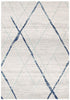 Oasis 452 White Blue Contemporary Rug - Floorsome - Modern - OAS - 452 - BLUE - 230X160 - Modern