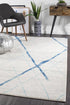 Oasis 452 White Blue Contemporary Rug - Floorsome - Modern - OAS - 452 - BLUE - 230X160 - Modern