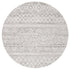 Oasis 453 Grey Rustic Tribal Round Rug - Floorsome - Modern - OAS - 453 - GRY - 150X150 - Modern