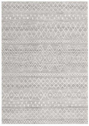 Oasis 453 Grey Rustic Tribal Rug - Floorsome - Modern