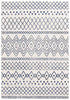Oasis 453 White Blue Rustic Tribal Rug - Floorsome - Modern - OAS - 453 - WBLU - 230X160 - Modern