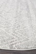 Oasis 454 Silver Tribal Round Rug - Floorsome - Modern - OAS - 454 - SIL - 150X150 - Modern