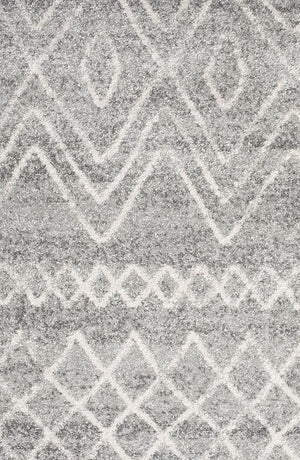 Oasis 454 Silver Tribal Rug - Floorsome - Modern