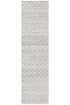 Oasis 454 Silver Tribal Runner Rug - Floorsome - Modern - OAS - 454 - SIL - 300X80 - Modern