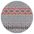Oasis 455 Multi Tribal Round Rug - Floorsome - Modern - OAS - 455 - MUL - 150X150 - Modern