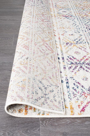 Oasis 456 Multi Grey Rustic Runner Rug - Floorsome - Modern