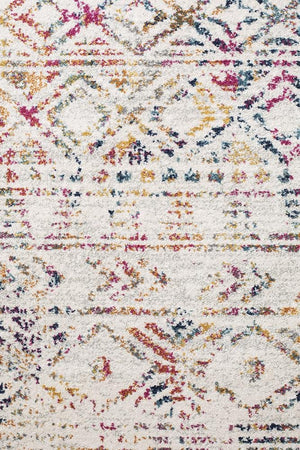 Oasis 456 Multi Grey Rustic Runner Rug - Floorsome - Modern