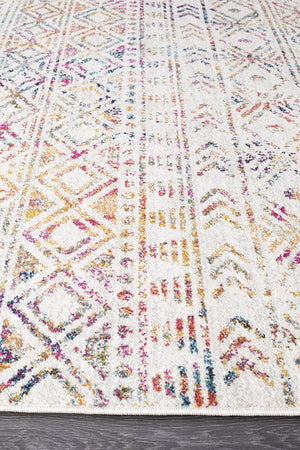 Oasis 456 Multi Grey Rustic Runner Rug - Floorsome - Modern