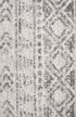 Oasis 456 White Grey Rustic Round Rug - Floorsome - Modern - OAS - 456 - GREY - 150X150 - Modern