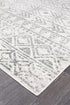 Oasis 456 White Grey Rustic Rug - Floorsome - Modern - OAS - 456 - GREY - 230X160 - Modern