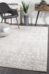 Oasis 456 White Grey Rustic Rug - Floorsome - Modern - OAS - 456 - GREY - 230X160 - Modern