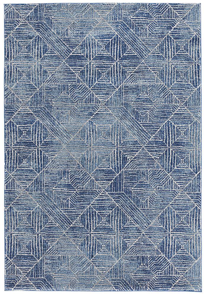 Oasis 457 Contemporary Navy Rug - Floorsome - Modern - OAS - 457 - NAVY - 230X160 - Modern