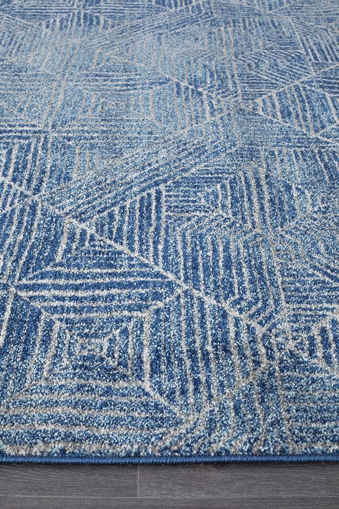 Oasis 457 Contemporary Navy Rug - Floorsome - Modern - OAS - 457 - NAVY - 230X160 - Modern