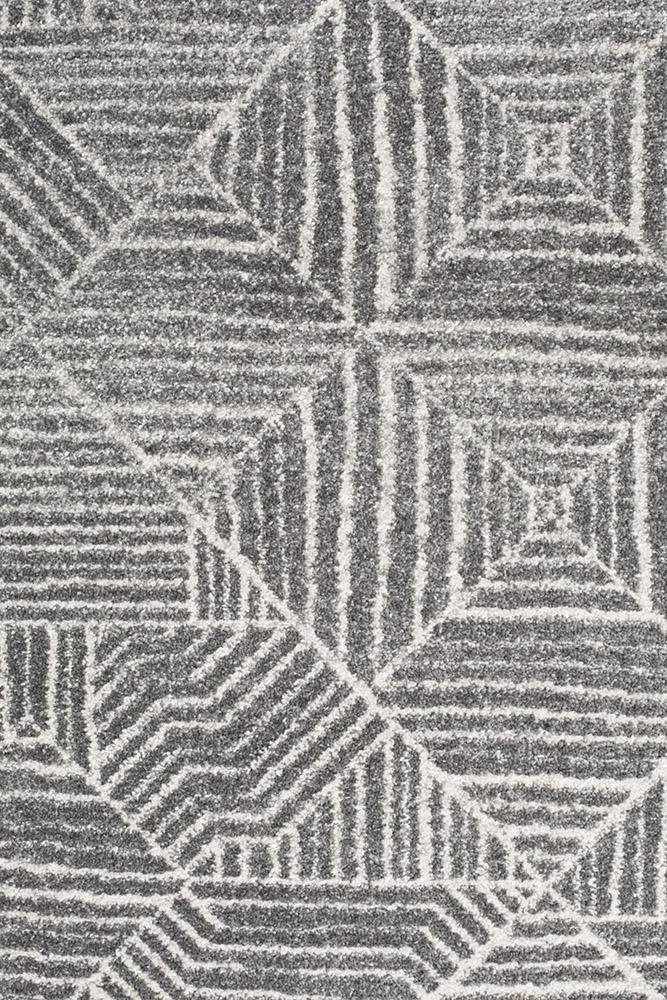 Oasis 457 Contemporary Silver Runner Rug - Floorsome - Modern - OAS - 457 - SIL - 300X80 - Modern