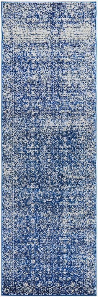 Oasis Navy Transitional Runner Rug - Floorsome - Modern - EVO - 252 - NAVY - 300X80 - Modern