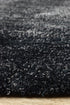 Ombre Black Grey Shaggy Rug - Floorsome - SHAGGY - HIGH - BLA - GRE - 60X90 - SHAGGY
