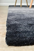 Ombre Black Grey Shaggy Rug - Floorsome - SHAGGY - HIGH - BLA - GRE - 60X90 - SHAGGY