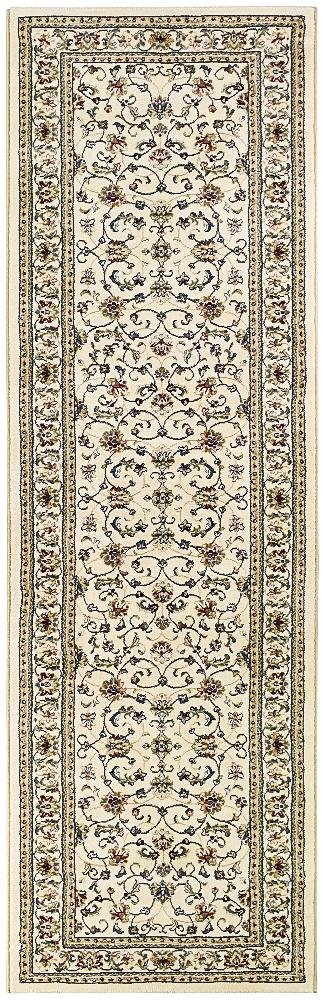 Oriental Traditional Runner Rug Beige - Floorsome - Traditional - MICH - 55368 - 6464 - 80X300 - Traditional