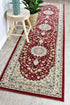 Oriental Traditional Runner Rug Red - Floorsome - Traditional