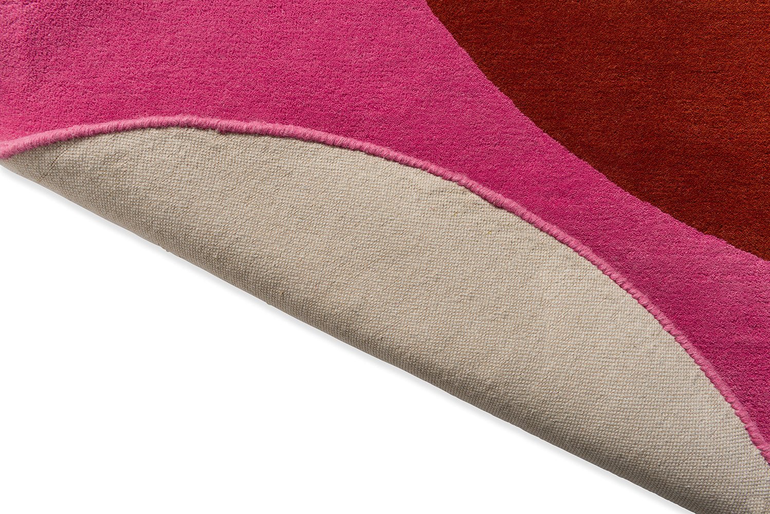 Orla Kiely Flower Spot Pink/Red 158400 Rug - Floorsome - Brink & Campman - 2024 Collection - BC - OK - 158400 - 150X150 - Brink & Campman - 2024 Collection