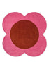 Orla Kiely Flower Spot Pink/Red 158400 Rug - Floorsome - Brink & Campman - 2024 Collection - BC - OK - 158400 - 150X150 - Brink & Campman - 2024 Collection