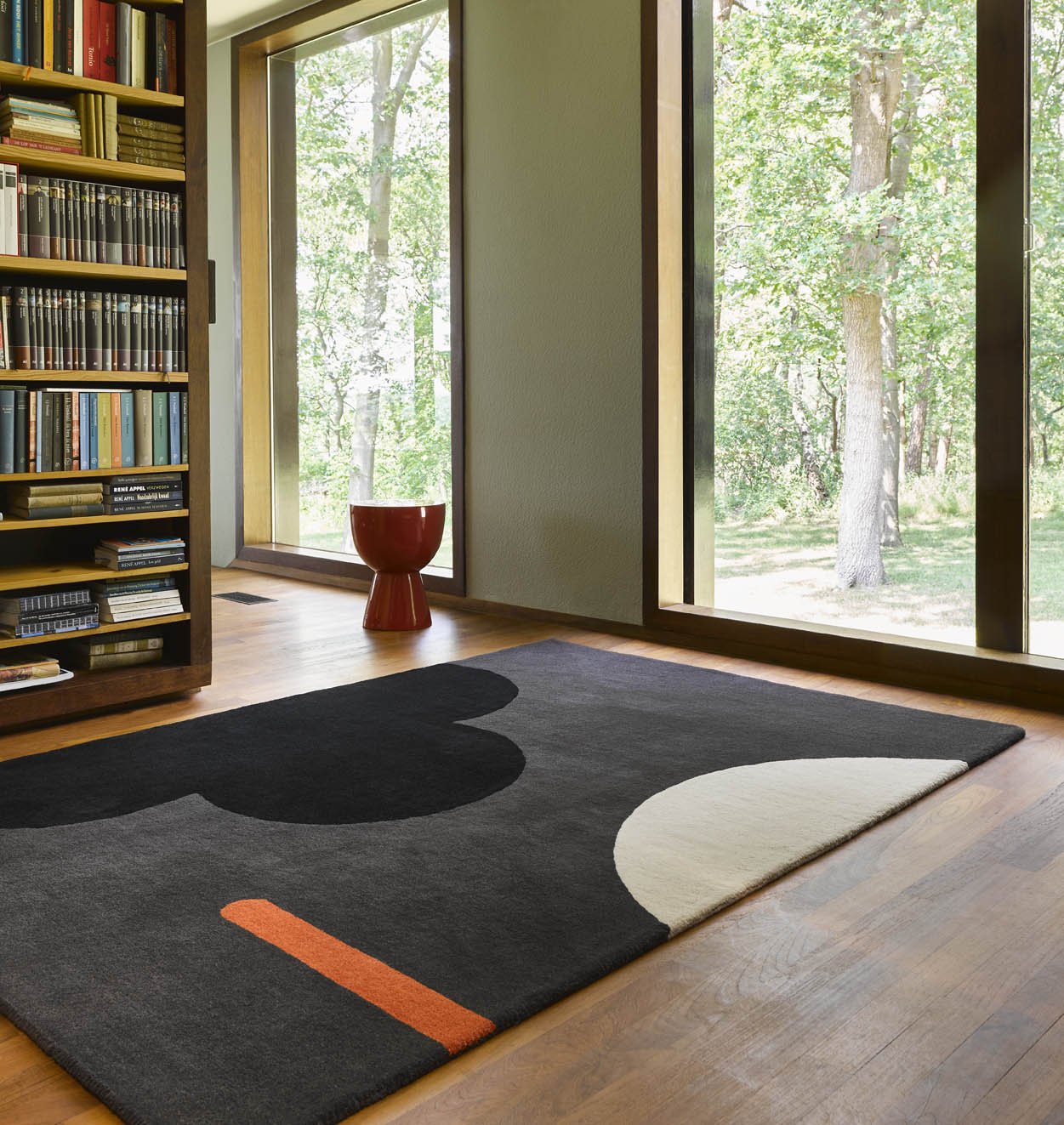 Orla Kiely Geo Flower Graphite 60605 Rug - Floorsome - Brink & Campman - 2022 Collection - BC - OK - 060605 - 180X120 - Brink & Campman - 2022 Collection